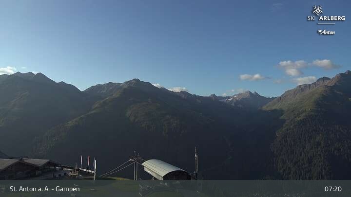 Archiv Foto Webcam Gampen Restaurant