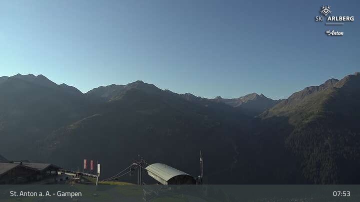 Archived image Webcam Gampen (Mountain Restaurant)