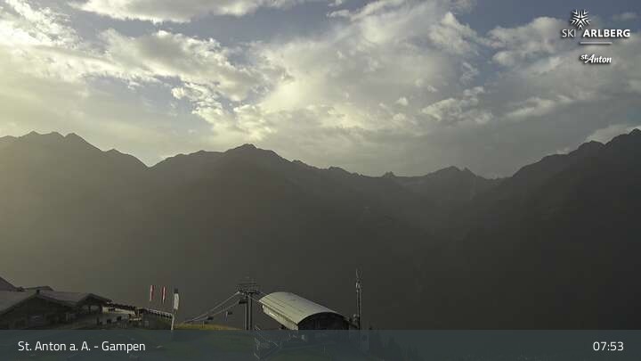 Archived image Webcam Gampen (Mountain Restaurant)