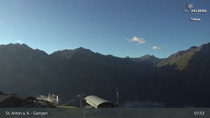 Archived image Webcam Gampen (Mountain Restaurant)