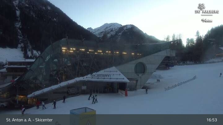 Archiv Foto Webcam Skicenter St. Anton am Arlberg
