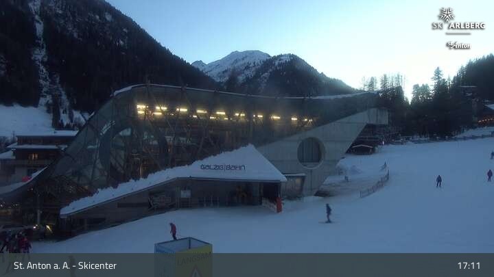 Archiv Foto Webcam Skicenter St. Anton am Arlberg