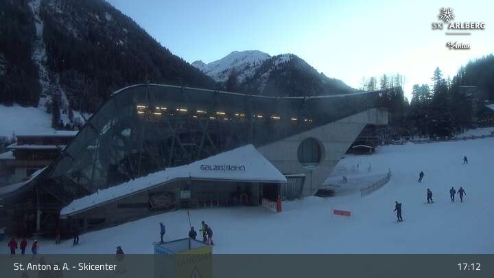 Archiv Foto Webcam Skicenter St. Anton am Arlberg