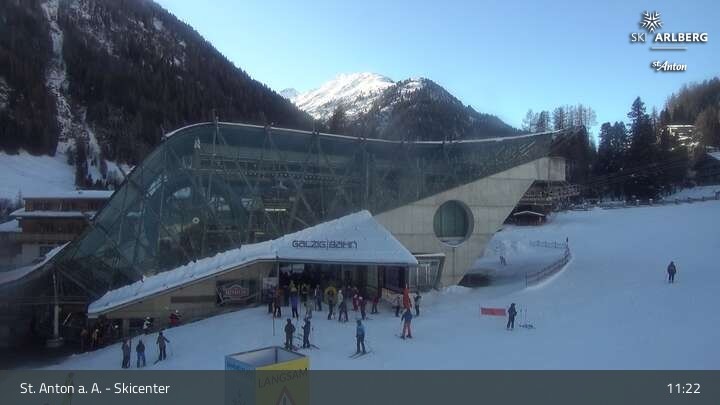 Archiv Foto Webcam Skicenter St. Anton am Arlberg