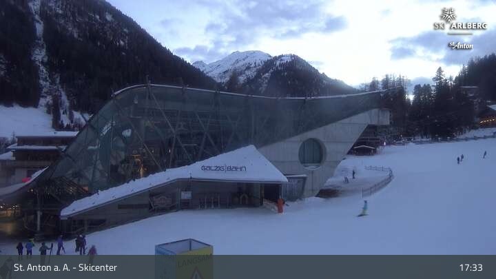Archiv Foto Webcam Skicenter St. Anton am Arlberg