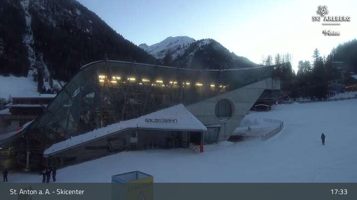 Archiv Foto Webcam Skicenter St. Anton am Arlberg