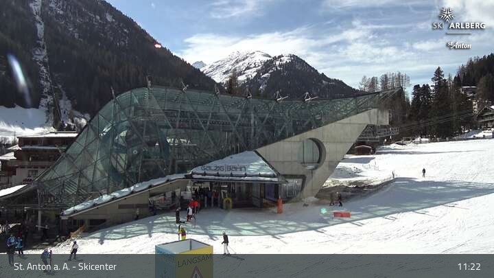 Archiv Foto Webcam Skicenter St. Anton am Arlberg