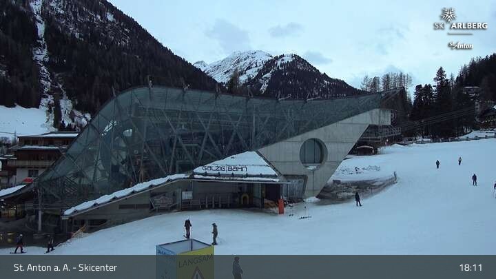 Archiv Foto Webcam Skicenter St. Anton am Arlberg