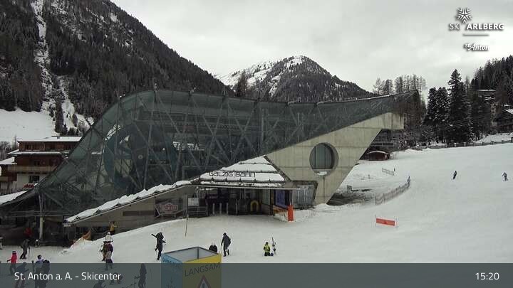 Archiv Foto Webcam Skicenter St. Anton am Arlberg