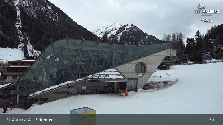 Archiv Foto Webcam Skicenter St. Anton am Arlberg
