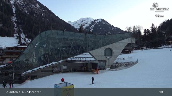 Archiv Foto Webcam Skicenter St. Anton am Arlberg