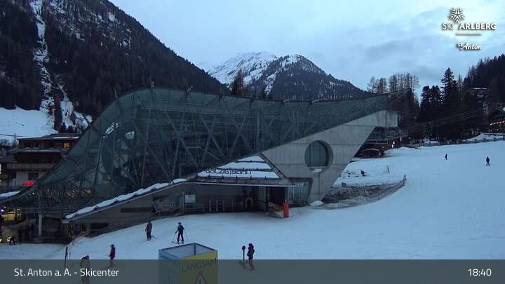 Archiv Foto Webcam Skicenter St. Anton am Arlberg
