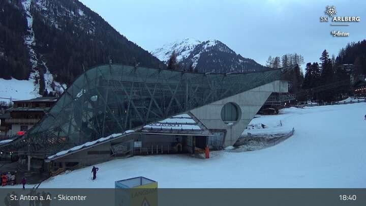 Archiv Foto Webcam Skicenter St. Anton am Arlberg