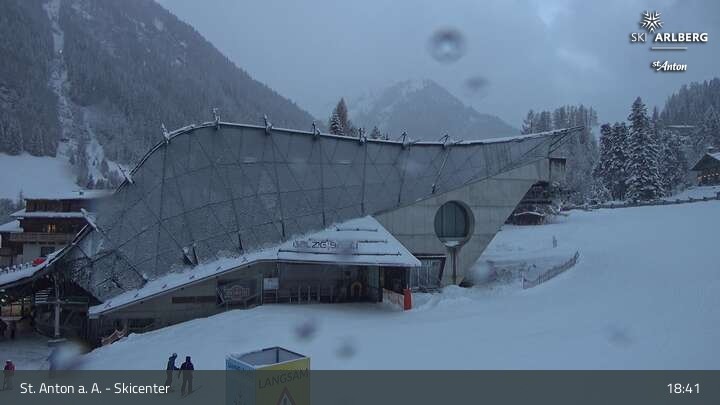 Archiv Foto Webcam Skicenter St. Anton am Arlberg