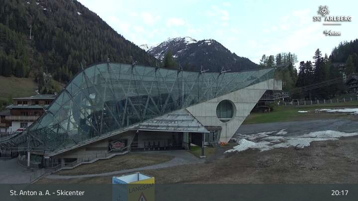 Archiv Foto Webcam Skicenter St. Anton am Arlberg