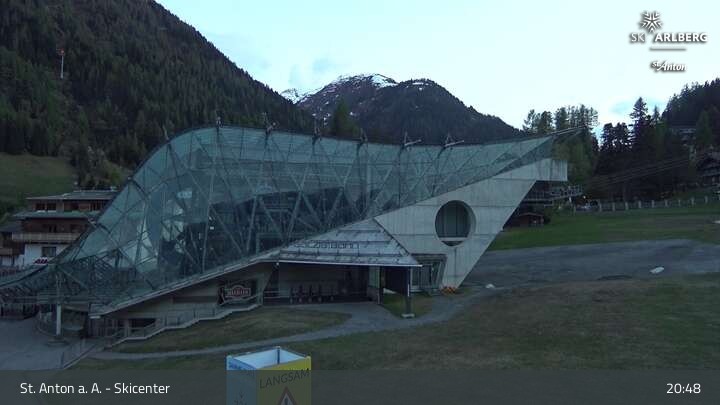 Archiv Foto Webcam Skicenter St. Anton am Arlberg