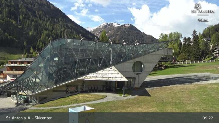 Archiv Foto Webcam Skicenter St. Anton am Arlberg