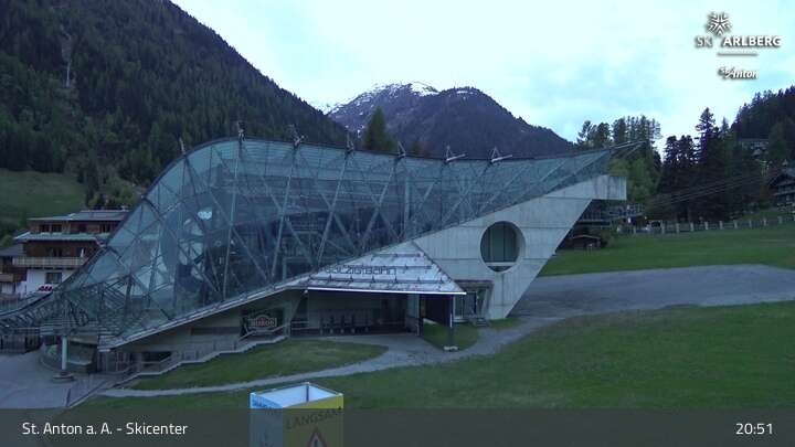 Archiv Foto Webcam Skicenter St. Anton am Arlberg