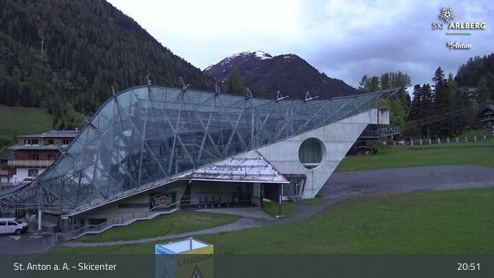 Archiv Foto Webcam Skicenter St. Anton am Arlberg