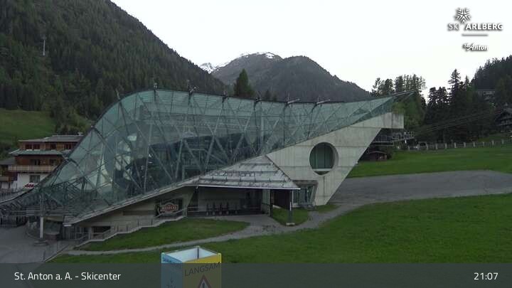 Archiv Foto Webcam Skicenter St. Anton am Arlberg