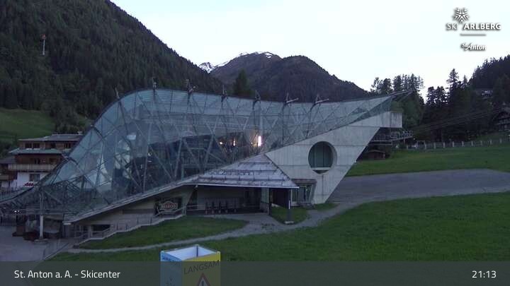Archiv Foto Webcam Skicenter St. Anton am Arlberg