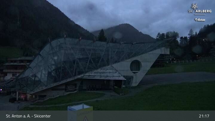Archiv Foto Webcam Skicenter St. Anton am Arlberg
