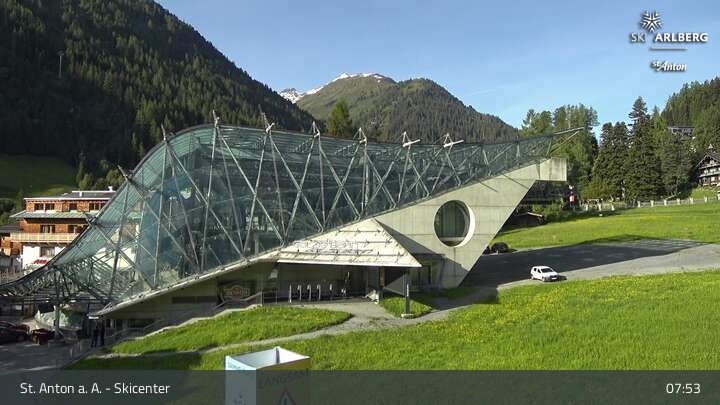 Archiv Foto Webcam Skicenter St. Anton am Arlberg