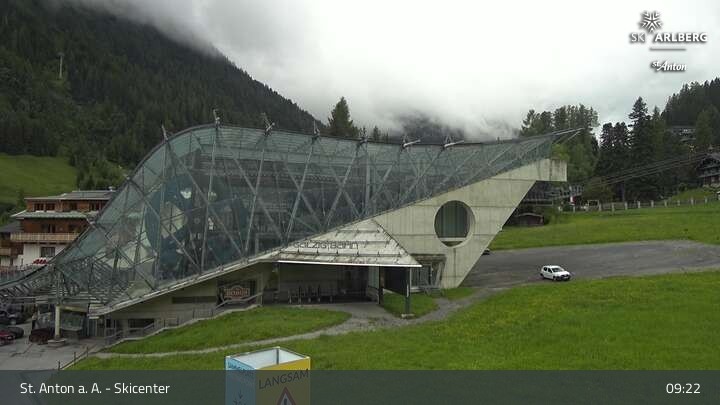 Archiv Foto Webcam Skicenter St. Anton am Arlberg