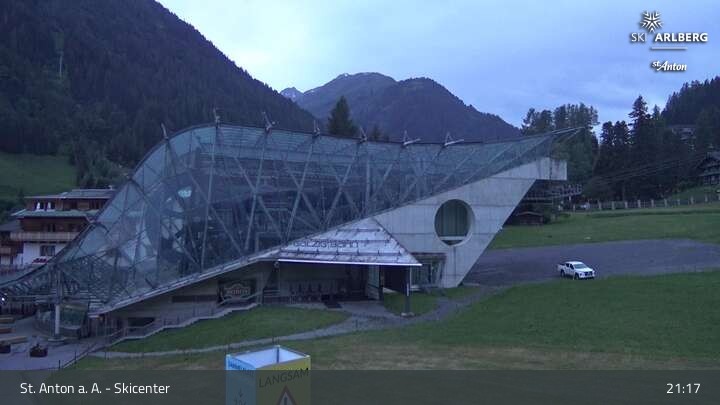 Archiv Foto Webcam Skicenter St. Anton am Arlberg