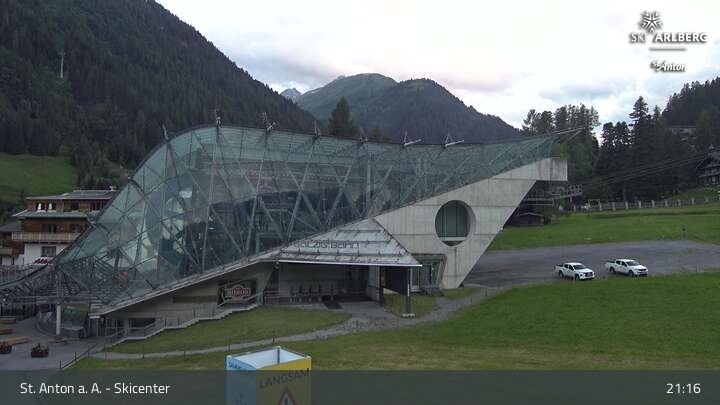 Archiv Foto Webcam Skicenter St. Anton am Arlberg