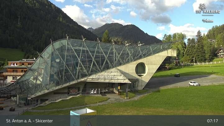 Archiv Foto Webcam Skicenter St. Anton am Arlberg