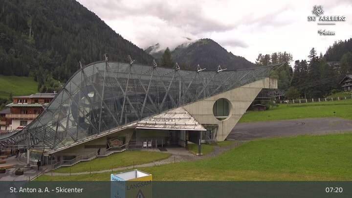 Archiv Foto Webcam Skicenter St. Anton am Arlberg