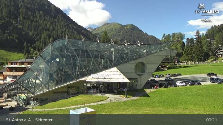 Archiv Foto Webcam Skicenter St. Anton am Arlberg