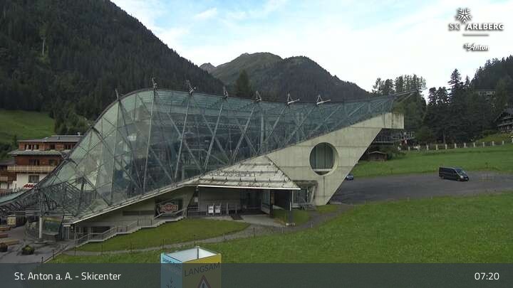 Archiv Foto Webcam Skicenter St. Anton am Arlberg
