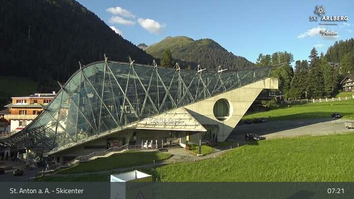 Archiv Foto Webcam Skicenter St. Anton am Arlberg