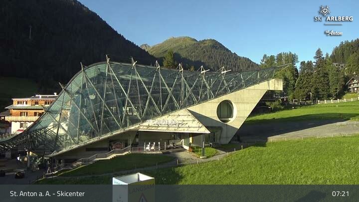Archiv Foto Webcam Skicenter St. Anton am Arlberg
