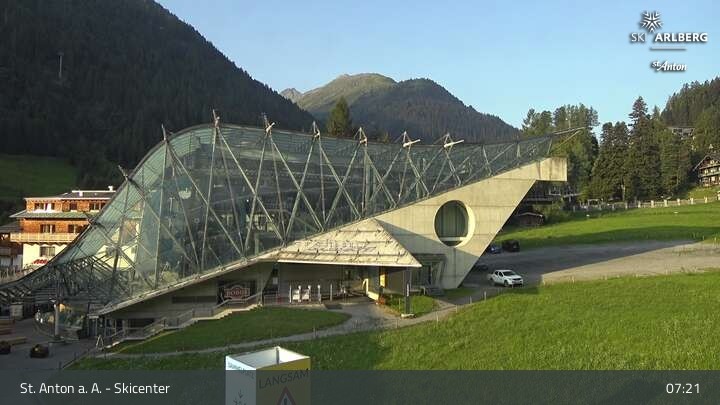 Archiv Foto Webcam Skicenter St. Anton am Arlberg
