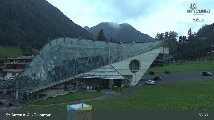 Archiv Foto Webcam Skicenter St. Anton am Arlberg