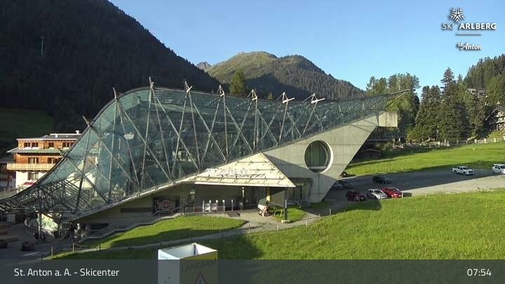 Archiv Foto Webcam Skicenter St. Anton am Arlberg