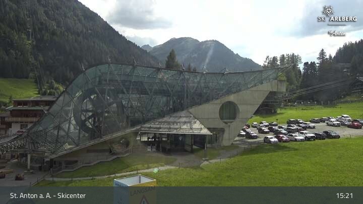 Archiv Foto Webcam Skicenter St. Anton am Arlberg
