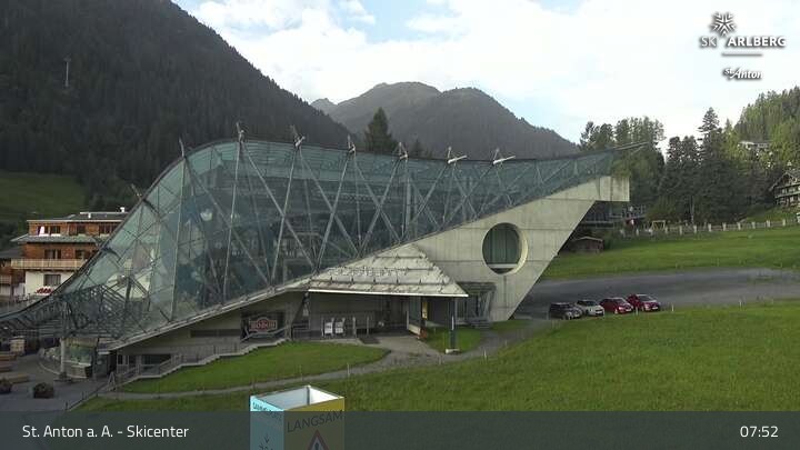 Archiv Foto Webcam Skicenter St. Anton am Arlberg
