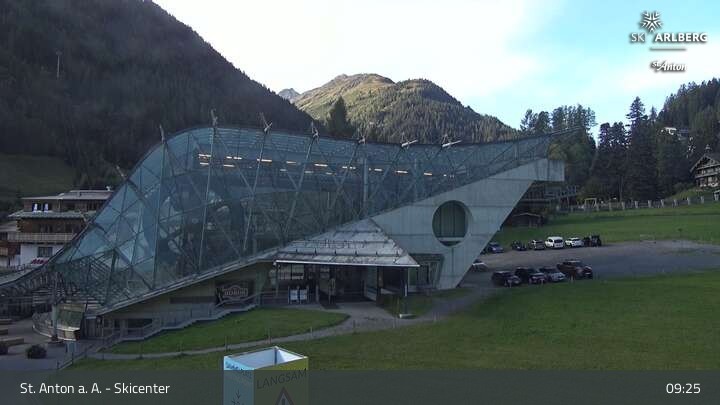Archiv Foto Webcam Skicenter St. Anton am Arlberg