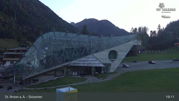 Archiv Foto Webcam Skicenter St. Anton am Arlberg