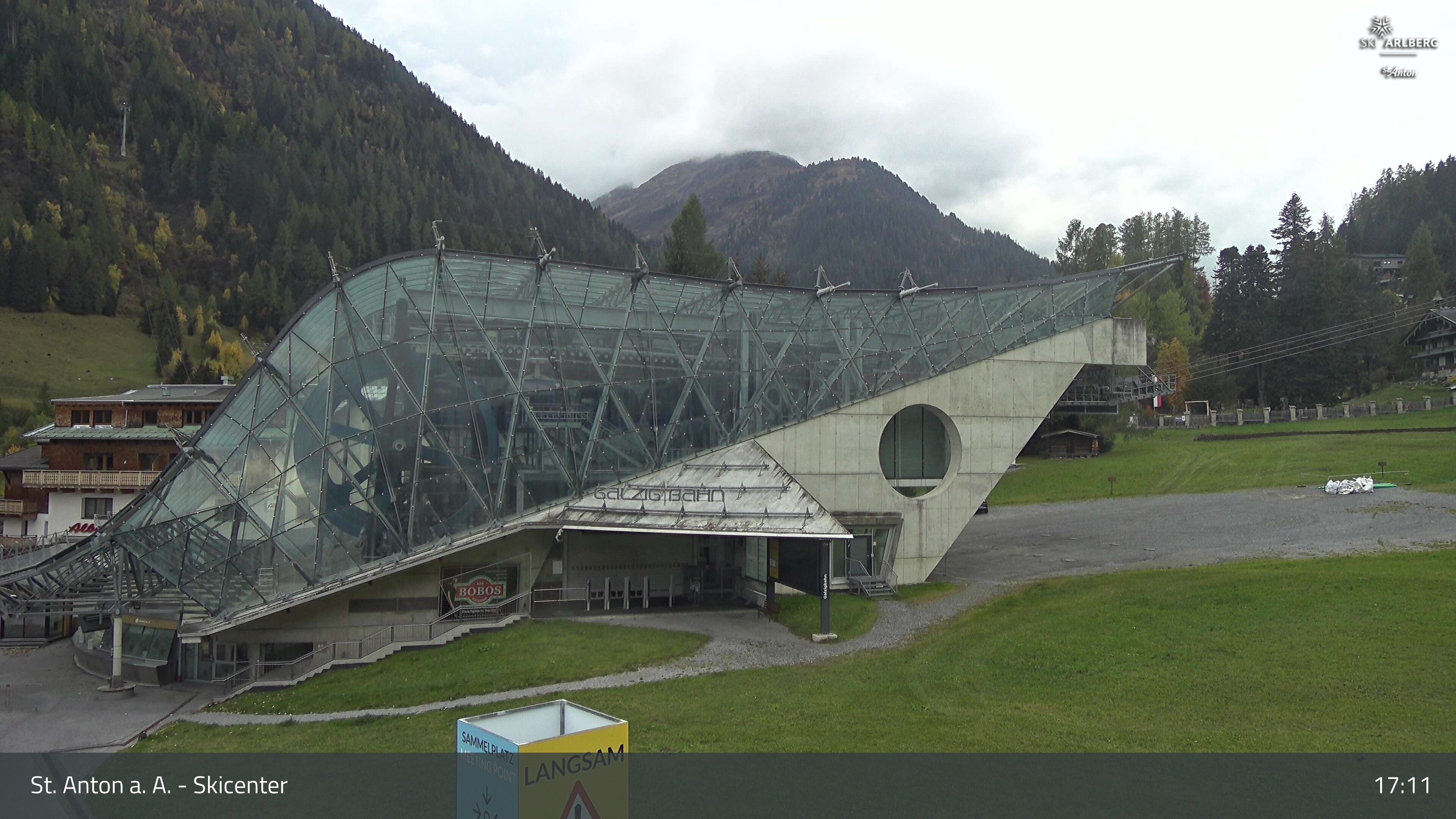 Archiv Foto Webcam Skicenter St. Anton am Arlberg