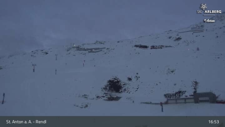 Archiv Foto Webcam Bergrestaurant Rendl (Arlberg)