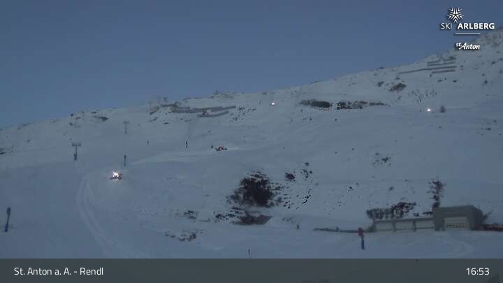 Archiv Foto Webcam Bergrestaurant Rendl (Arlberg)