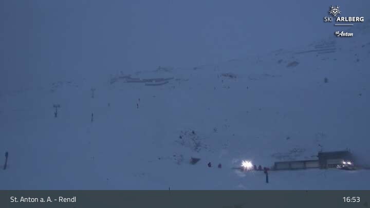 Archiv Foto Webcam Bergrestaurant Rendl (Arlberg)