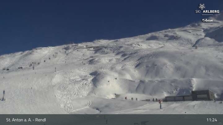 Archiv Foto Webcam Bergrestaurant Rendl (Arlberg)