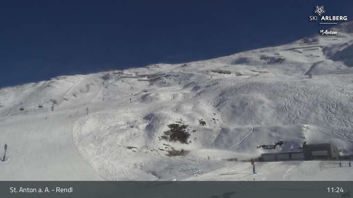 Archiv Foto Webcam Bergrestaurant Rendl (Arlberg)