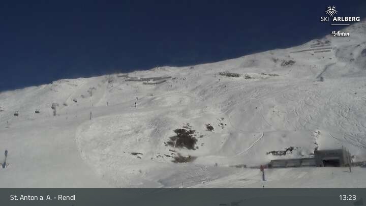 Archiv Foto Webcam Bergrestaurant Rendl (Arlberg)